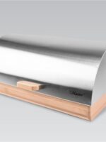 MR-1673S Хлібниця (нерж.сталь. на дерев. основі) Мaestro