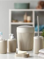 VC-150 Набір для ванни Alesta 5-пр (доз+стакан+мильн+кошик+йорш)