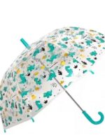Зонт дитячий прозорий напівавтомат в асортименті