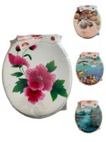 8001 Сидіння на унітаз м'яке з малюнком