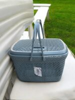 РОЗПРОДАЖ 681 Кошик для пікніку 28л сірий