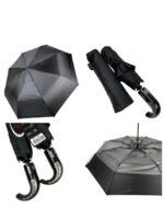 109 (310) Зонт напівавтомат 8 шпиць антивітер чорний