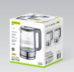 Електрочайник MR-053 Grey скло 1,7л  2200ВТ Maestro - Зображення 4