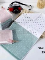 960-1 Набір рушників кухня льон 25*50 (20шт/уп)