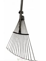 Граблі  (веєр) 15 зубців, металева ручка, оцинковані