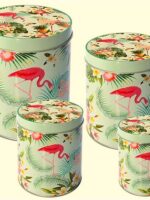 РОЗПРОДАЖ 26763 Банка для зберігання метал. 4шт  STENSON