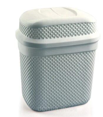 133 Відро для сміття 11л (33х29х22см) UKSAN сіре