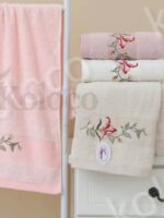 12-110 Набір рушників обличчя махра 50*100см (8шт/уп)