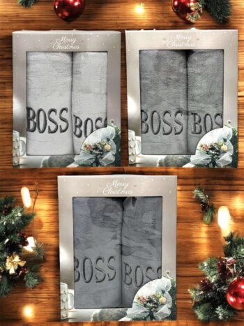 №11 Набір подарункових рушників (обличчя+баня) мікрофібра