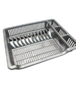 155 Сушка для посуду Оркіде 44х31см сіра