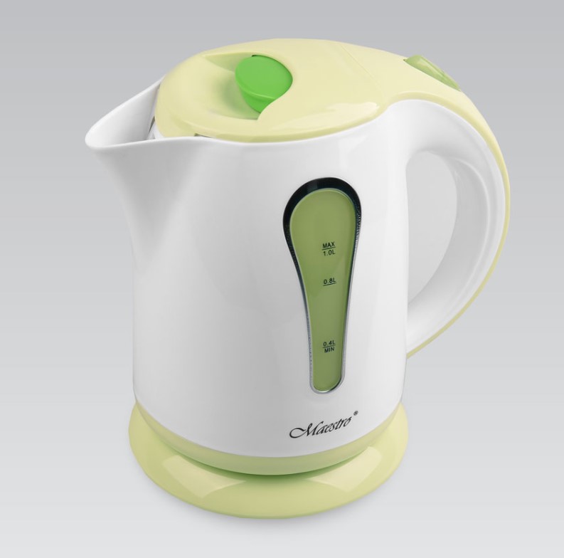 Знімок екрана 2025-11-04 104043 MR-028 Зелений Ел.чайник(1,0л-диск) 1000ВТ Maestro - Зображення 1