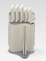 MR-1413 Grey Набір ножів+оброб.дошка+підставка+тримач паперу 8пр/наб Maestro