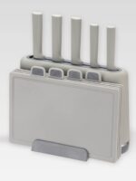 MR-1412 Grey Набір ножів+оброб.дошка+підставка 10пр/наб Maestro