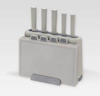 MR-1412 Grey Набір ножів+оброб.дошка+підставка 10пр/наб Maestro