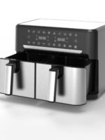 ROM 1210-2XL MultiFry DUO Аерофрітюрниця 2800Вт 2 чаші 6л+6л  Rotex