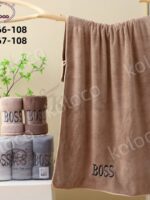 98-966 Набір рушників баня 70*140см мікрофібра (3шт/уп)