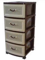 Комод 4-х ярусний коричневий ЕФ-ПЛАСТ