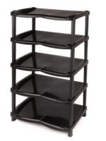 Полиця для взуття 5-ти ярусна (ЧОРНА)  "ЕФ-ПЛАСТ"