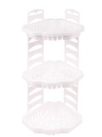 Полиця кутова в ванну Тюльпан ЕФ- пласт біла