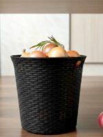 1005 Кошик круглий Ротанг 30л Полімерагро