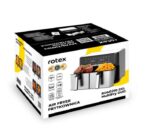 Аерофрітюрниця ROM 1210-2XL MultiFry DUO 2800Вт 2 чаші 6л+6л  Rotex - Зображення 4