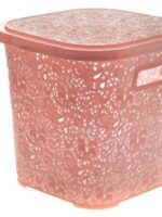 Кошик з кришкою 15л пудра R plastic