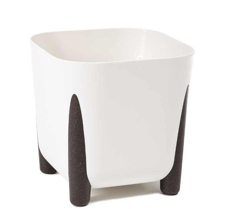 Знімок екрана 2025-12-04 101455 232 Горщик квадратний Фріда 260*260мм білий - Зображення 1