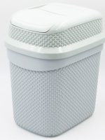 133 Відро для сміття 11л (33х29х22см) UKSAN білий