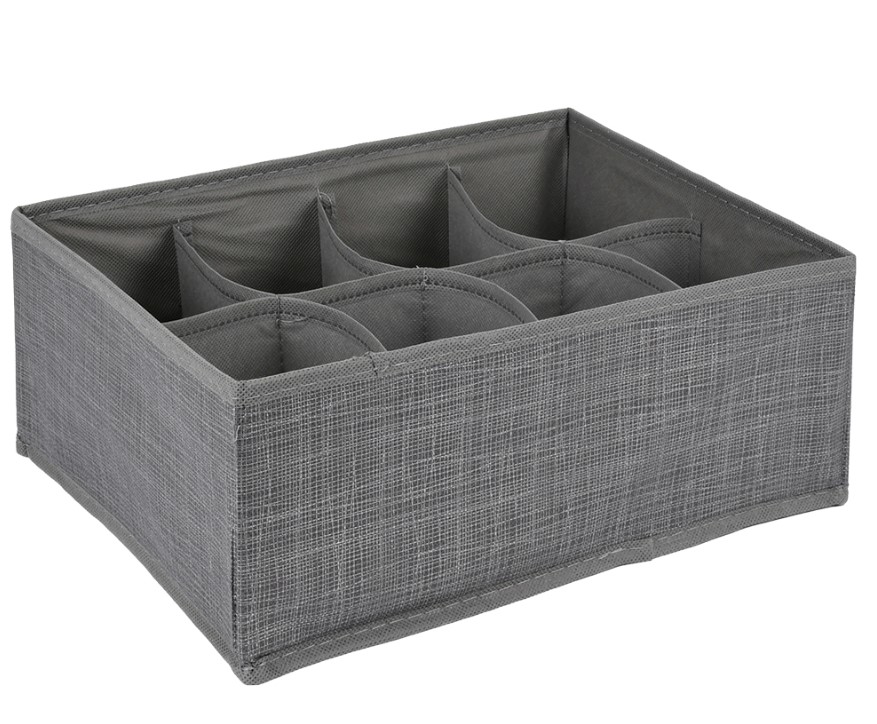 Знімок екрана 2025-12-15 150528 100564 Коробка-органайзер для зберігання білизни 8відд. 32*24*12см Stenson - Зображення 1