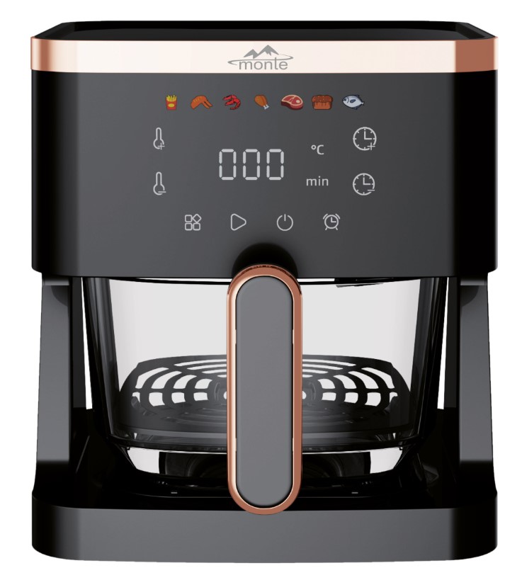 Знімок екрана 2025-12-16 143646 2715 MT Аерофрітюрниця 1350Вт Чаша-4.5л скло Monte - Зображення 1