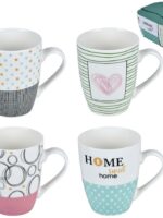 89053 Набір кружок 4шт/уп 360мл "Sweet home" STENSON