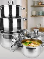 Набір каструль 10 предм. MR-2220-10 (1,5л;1,5л;2л;3л;5л) Мaestro