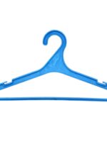 Вішалка пластм. дорож. 42см блакитна 150шт/уп