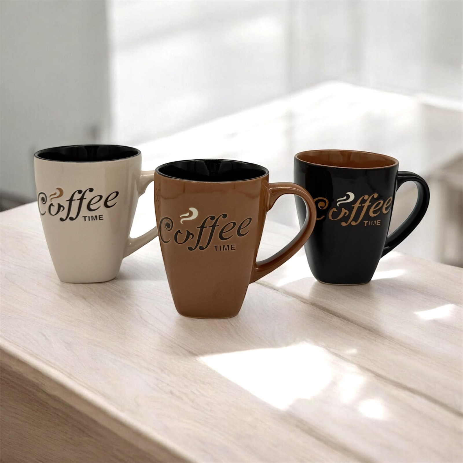 зображення_viber_2025-12-11_11-17-49-702 KW 119 Кружка фарф. 310 мл ТЕХ.УПАК. 6шт/уп Кава MIX Interos - Зображення 1