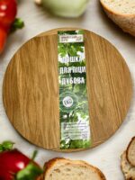 Доска кругла дерево дубова велика д.32см