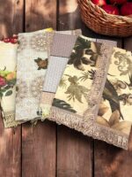 8593 Скатертина ПВХ з бахромою 110х140см