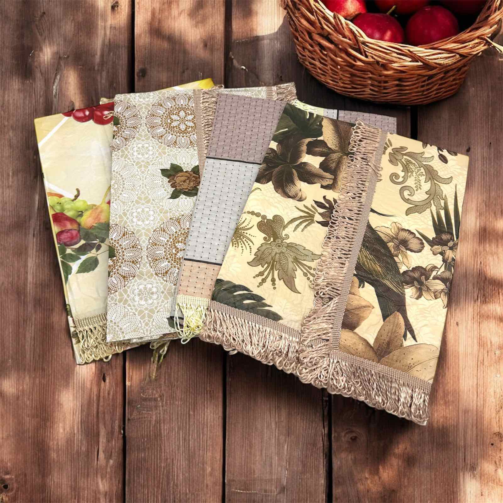 зображення_viber_2025-12-16_09-35-10-162 8593 Скатертина ПВХ з бахромою 110х140см - Зображення 1