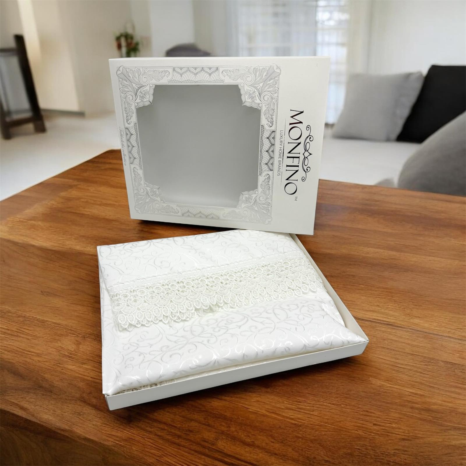 зображення_viber_2025-12-16_10-55-52-388 2245 Скатертина в коробці 160*220см - Зображення 1