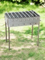 Мангал 2 мм на 8 шампурів (47,5*27*16 см)