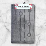 VZC7020BORTE Коврик у ванну 2в1, поліпропілен 60х100+60х50 металік Vezer - Зображення 2