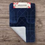 VZ0197Blue Набір ковриків 50х80+50х40см синій Vezer - Зображення 2