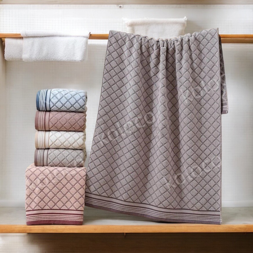 зображення_viber_2026-01-05_09-53-05-845 88-405 Рушник для обличчя махра 50*100см 6шт/уп - Зображення 1