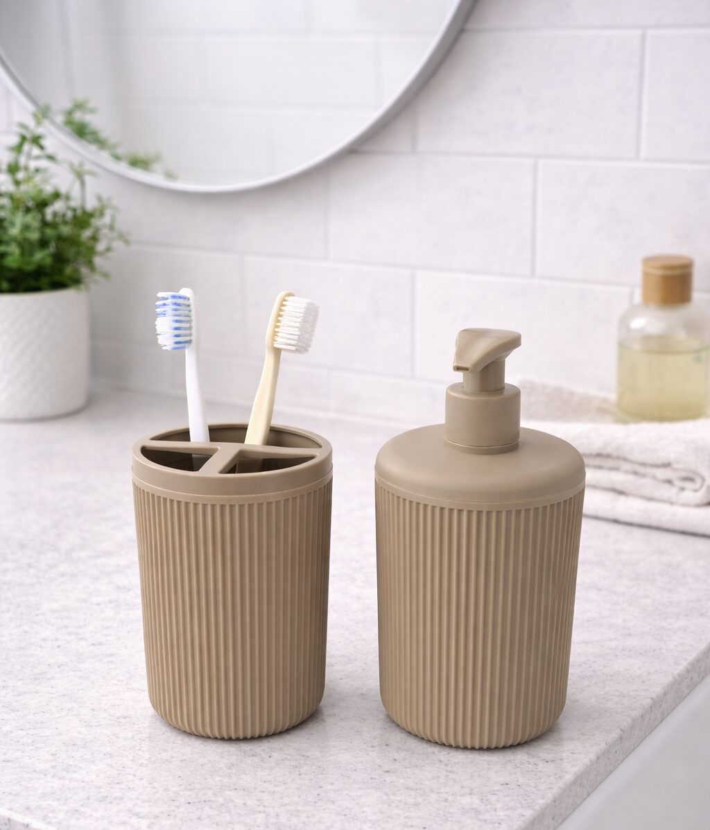 123 VC-123 Набір для ванної 2-пр (дозатор+стакан) Alesta - Зображення 1