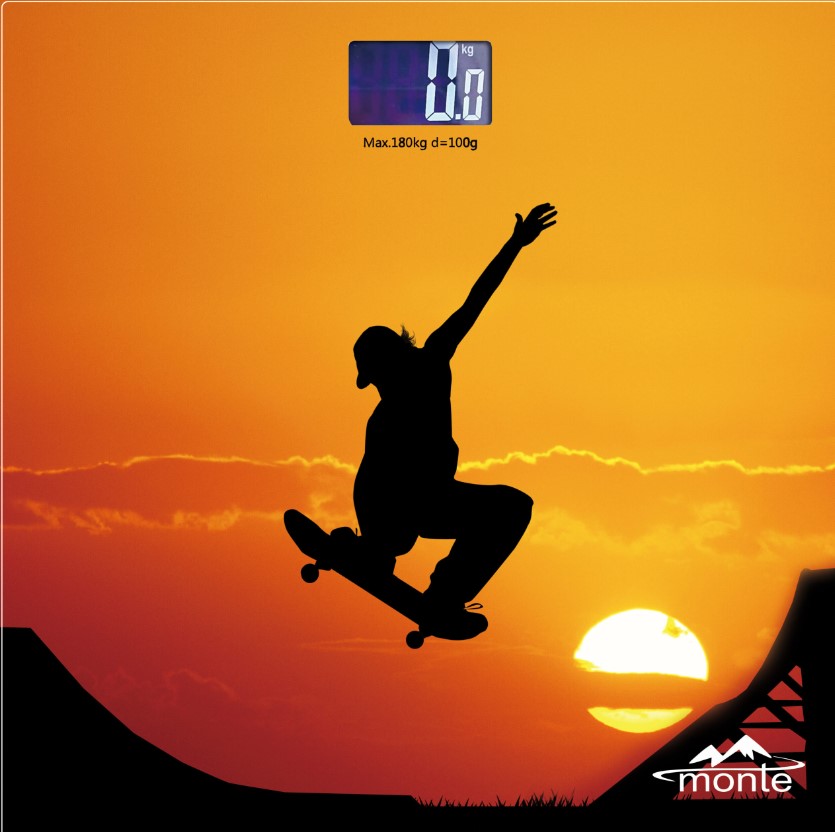 6011 6011-6 Вага ел. скейтборд 26*26 Monte - Зображення 1