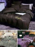 06-501 Набір постільної білизни євро сатин СОФІЯ  (подушка 50*70см)