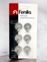 8786 Крючок метал. круг 6шт на липучці Польща