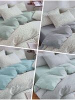 06-589 Набір постільної білизни двохспальний муслін (подушка 50*70см)