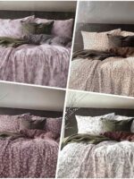 06-672 Набір постільної білизни євро фланель (подушка 70*70см)