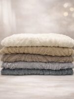 Плед полуторний в прозорому пакуванні "Візерунок"