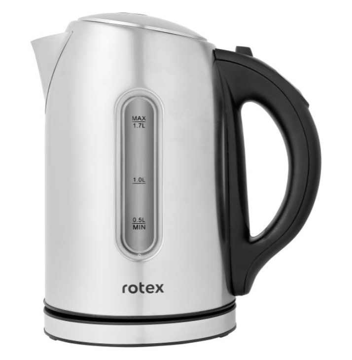 78 Електрочайник RKT 78-S нержав. Smart 1,7л 2200Вт Rotex - Зображення 1